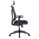 Poltrona da ufficio 64x48x120/130 cm Bella nera