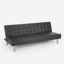 Divano Letto Clic Clac 180x64x70 cm in Similpelle Grigio
