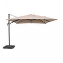 Ombrellone da Giardino Nettuno Lux Decentrato 3x3 m in Alluminio Tortora