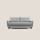 Divano Letto 2 Posti 168x97x96 cm in Tessuto Grigio Chiaro