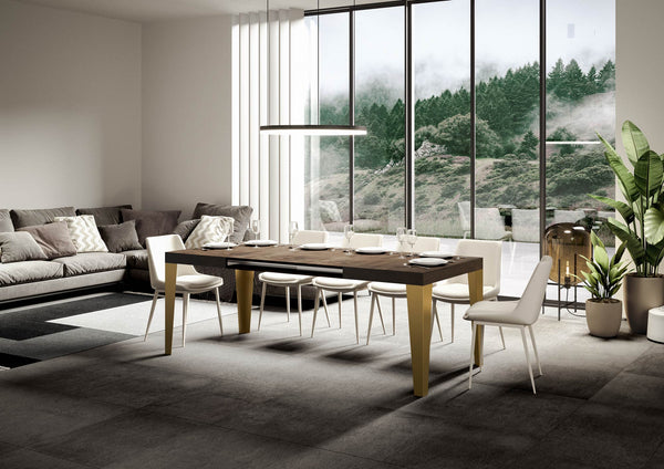 Tavolo Allungabile 160-264x90x77 cm Flame Noce acquista