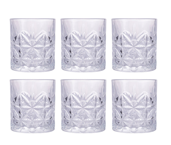 acquista Set 6 Bicchieri Acqua Glace Chic in Vetro VdE Tivoli 1996 Trasparente