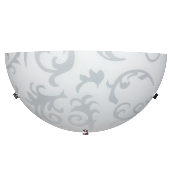 Applique 1xE27 Ganci Cromo Vetro Lastra Bianco E-Energy Melissa online