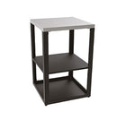 Composizione 3 Moduli Cucina Cucina 3 Fuochi a Gas + Unità d'Angolo + Mobile Lavandino Top in Acciaio Inox Nero  