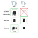 Copertura per Stazioni di Carica Auto Elettriche 50x50x25 cm in Alluminio Wallbox Cover L Antracite