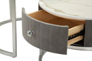 Tavoli da Caffè Greys Coppia Ø70x45 cm - Ø50x40 cm in Pino e MDF e Metallo      