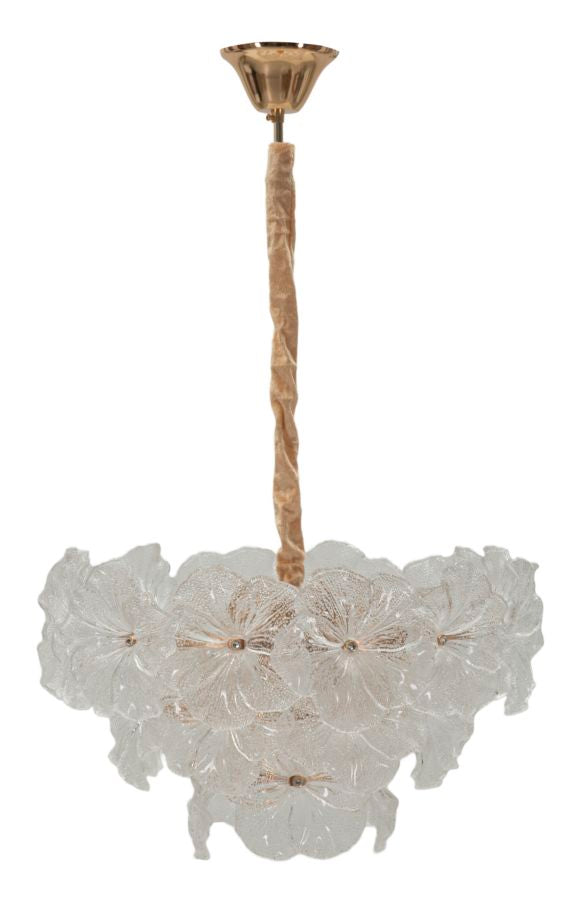 prezzo Lampadario Soffitto Ibiscus Ø47x30 cm in Vetro e Ferro Multicolor