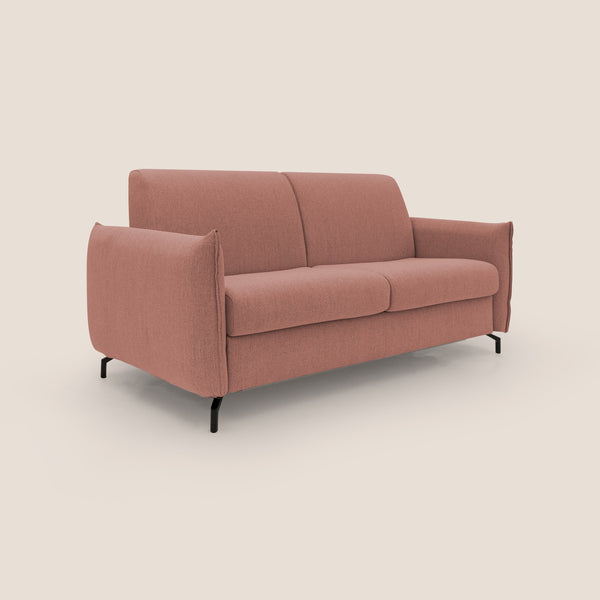 Divano Letto 3 Posti 215x95x96 cm in Tessuto Salmone online