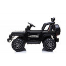 Macchina Elettrica per Bambini Fuoristrada Adventure 12V con Telecomando e Sedile in Pelle Nero