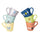 Set 6 Tazzine da Caffè Ø6,3x6,4 cm in New Bone China VdE Tivoli 1996 Be Positive
