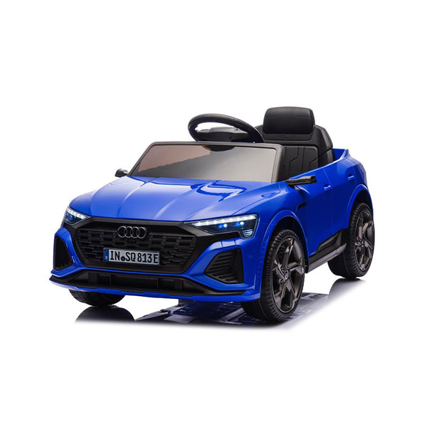 Macchina Elettrica per Bambini 12V Licenza Ufficiale Audi SQ8 E-Tron con Telecomando e Sedile Pelle Blu sconto