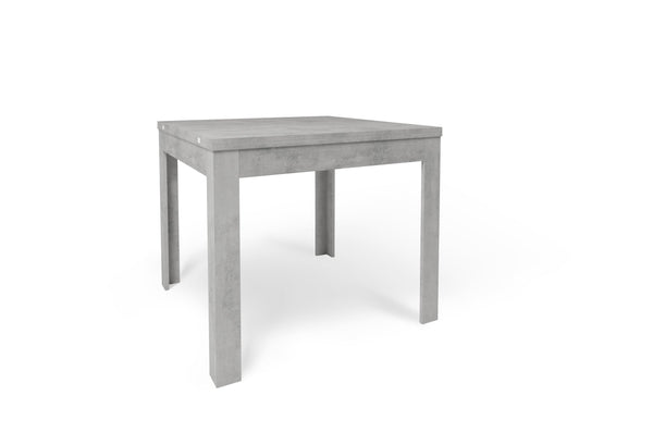 acquista Tavolo Allungabile 90/180x90x75 cm Cemento e Cemento