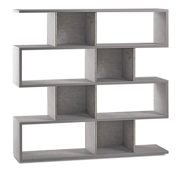 prezzo Libreria Modulare 4 Ripiani 150x144x38 cm Cemento