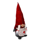 Gnomo tessuto rosso cm 28x18xh51