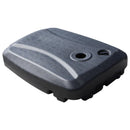 Base per Ombrellone da Giardino Ø50 Riempibile 50-60 kg 2 Ruote in HDPE 60x80x16 cm 