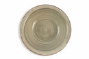 Set 6 Piatti Fondi Ø21,5x5,5 cm in Gres Villa d'Este Home Tivoli Baita Grigio e Blu