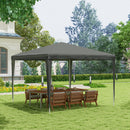 Gazebo da Giardino 3x3 m Pieghevole e Portatile per Feste con Copertura Anti UV Grigio      