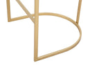 Sgabello Bar Istanbul Ø45x90 cm in Ferro e Spugna e Tessuto e MDF Oro e Nero      