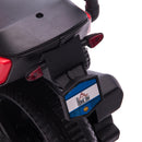 Moto Elettrica Polizia per Bambini 6V Police Rossa