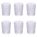 Set 6 Bicchieri Acqua Glace Ice in Vetro VdE Tivoli 1996 Trasparente