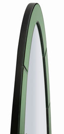Specchio da Muro Oslo Verde 55x2x150 cm in MDF e Vetro e Specchio Verde      
