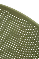 Sedia a Dondolo Ibiza Verde 66x88x80 cm in Polipropilene Verde      