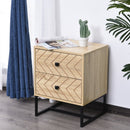 Comodino in Legno Stile Nordico Scandinavo  Natural Wood