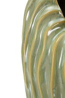 Vaso Venice 22x10x39 cm in Ceramica Verde      