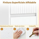 Mobile da Bagno Alto, Mobile Autoportante con Ripiano Regolabile      