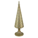Mini Albero di Natale in Resina oro cm 12x12xh42