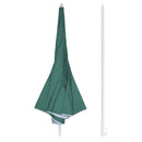 Ombrellone da Giardino Ø170 cm in metallo  telo in nylon Verde
