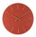 Orologio da Parete  Ø60x5 cm in Legno TimeLine Mattone