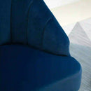 Poltrona Imbottita 63x65x84 cm in Velluto Blu