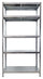 Scaffale in Metallo 5 Ripiani 100x50x195 cm Maciste Zincato