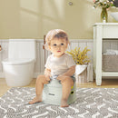 Vasino per Bambini Evolutivo 3 in 1 con Vaschetta Rimovibile Grigio   