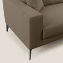 Divano 2 Posti 146x95x91 cm in Tessuto Marrone