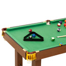 Tavolo da Biliardo con Palline Stecche e Accessori in Legno MDF 123.5x66.5x66 cm 
