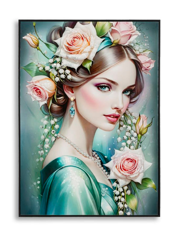 online Dipinto su Tela Laccato Fantasy con Cornice 72x4x102 cm in Pino e Tela e Plastica