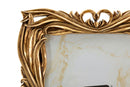 Cornice Baroque 21,8x1,8x26,5 cm in Resina e Vetro Oro      