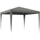 Gazebo da Giardino 3x3 m Pieghevole e Portatile per Feste con Copertura Anti UV Grigio      