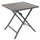 Tavolo Alabama 70x70x73 h cm in Alluminio Taupe