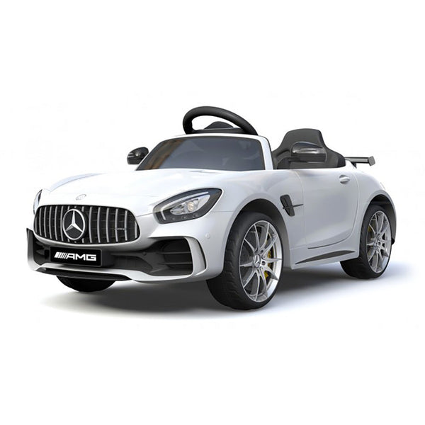 online Auto Macchina Elettrica per Bambini 12V con Licenza Mercedes GTR AMG Bianca