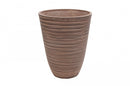 Vaso Piccolo Anemone Ø25,5x32,5 cm in Fibra sintetica Taupe