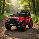 Macchina Elettrica per Bambini Fuoristrada Adventure 12V con Telecomando Rosso
