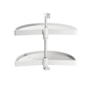 Cestello Girevole Ø65 cm per Mobile da Cucina 80 cm in Plastica Emuca Bianco