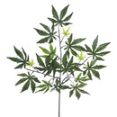 Set 12 Rami di Acero Artificiale Altezza 62 cm Verde