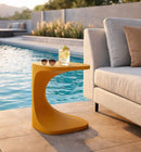 Tavolinetto Ibiza Senape 42x42x52 cm in Polietilene Senape      