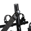 Portabici per Auto Posteriore Universale 2 Bici Nero 44x63x66 cm 