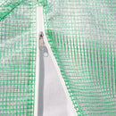 Serra a Tunnel da Giardino 300x300x200 cm in Acciaio e PE  Verde