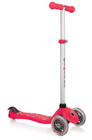 Monopattino 2 Ruote a Led Globber Primo Starlight Rosso